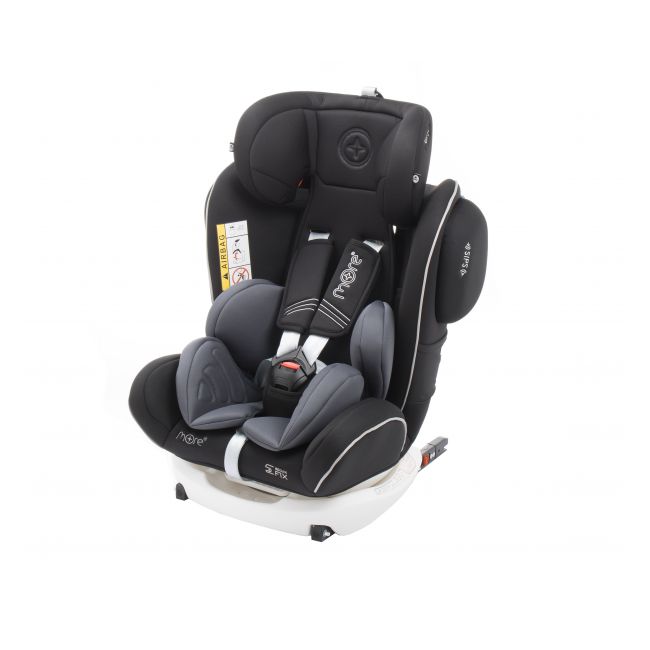 Scaun auto BABYAUTO MORE WERDU PLUS, Dual Isofix, 0-36 kg, Negru Gri - 4AKBA-WERDUPLUS-BG