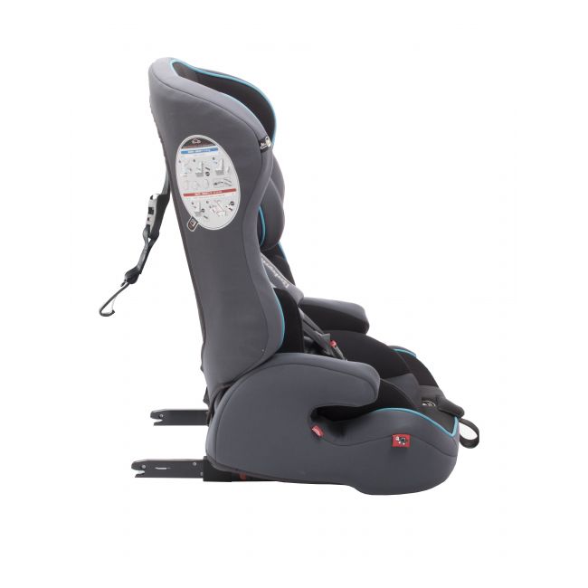 Scaun auto BABYAUTO NICO Fix, Isofix, 9-36 kg, Gri Turcoaz - 4AKBA-NICOFIX-GT