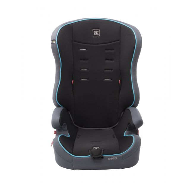 Scaun auto BABYAUTO NICO Fix, Isofix, 9-36 kg, Gri Turcoaz - 4AKBA-NICOFIX-GT