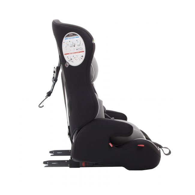 Scaun auto BABYAUTO NICO Fix, Isofix, 9-36 kg, Negru Gri - 4AKBA-NICOFIX-BG