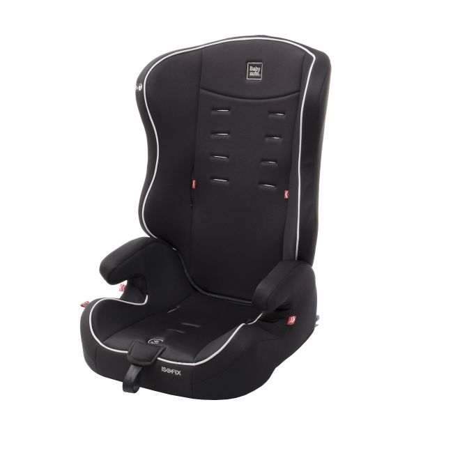 Scaun auto BABYAUTO NICO Fix, Isofix, 9-36 kg, Negru Gri - 4AKBA-NICOFIX-BG