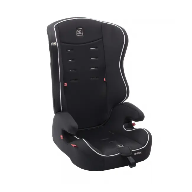 Scaun auto BABYAUTO NICO Fix, Isofix, 9-36 kg, Negru Gri - 4AKBA-NICOFIX-BG