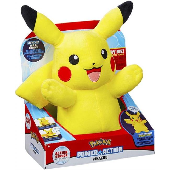 Jucarie Pokemon Power Action Pikachu Plush - VG80803