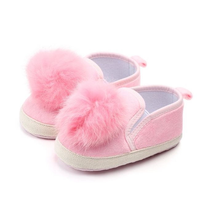 Balerini fetite roz - Pufi - MBD2165-1-p21.9-12 luni (Marimea 20 incaltaminte)