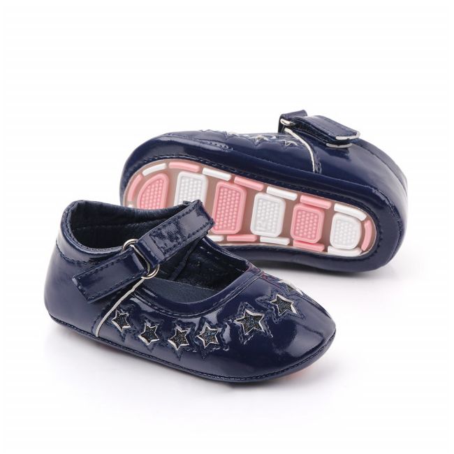 Pantofiori din lac bleumarine cu stelute MDd2342-1-p23