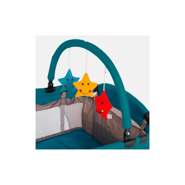 Patut pliant 2 niveluri Juju Sleepy Baby, Space Doggy JUJJU7950-Space-Doggy