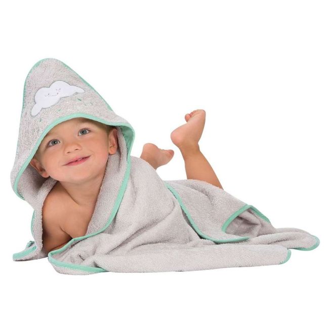 Prosop de baie pentru bebelus si mama grey Clevamama SUPclvm_DU-2920N
