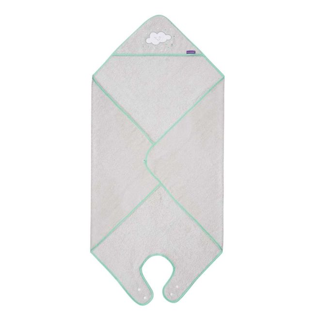 Prosop de baie pentru bebelus si mama grey Clevamama SUPclvm_DU-2920N