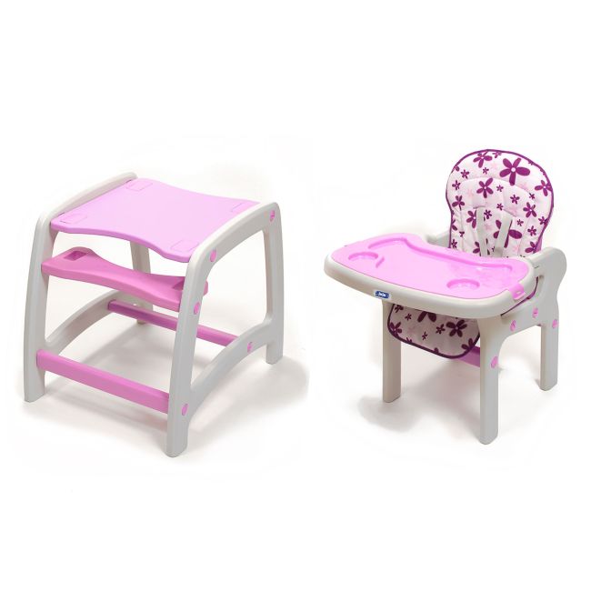 Scaun de masa Juju Eat&amp;Play, Mov JUJJU3002-Purple