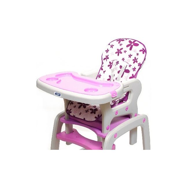 Scaun de masa Juju Eat&amp;Play, Mov JUJJU3002-Purple