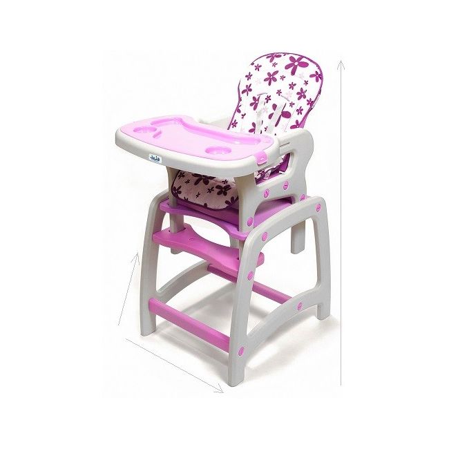 Scaun de masa Juju Eat&amp;Play, Mov JUJJU3002-Purple