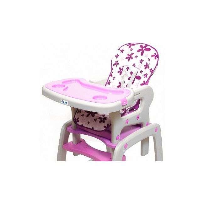 Scaun de masa Juju Eat&amp;Play, Mov JUJJU3002-Purple