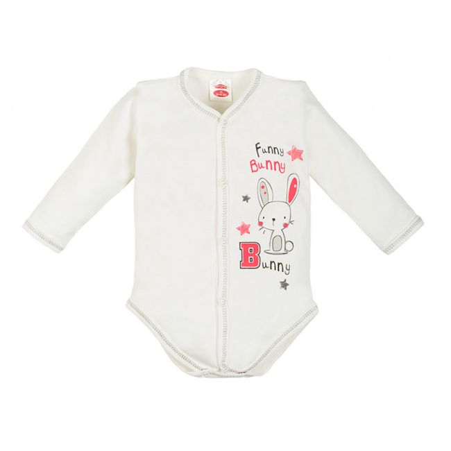 Body cu capse pentru fetite - Colectia Bunny MK03180RO.6 luni