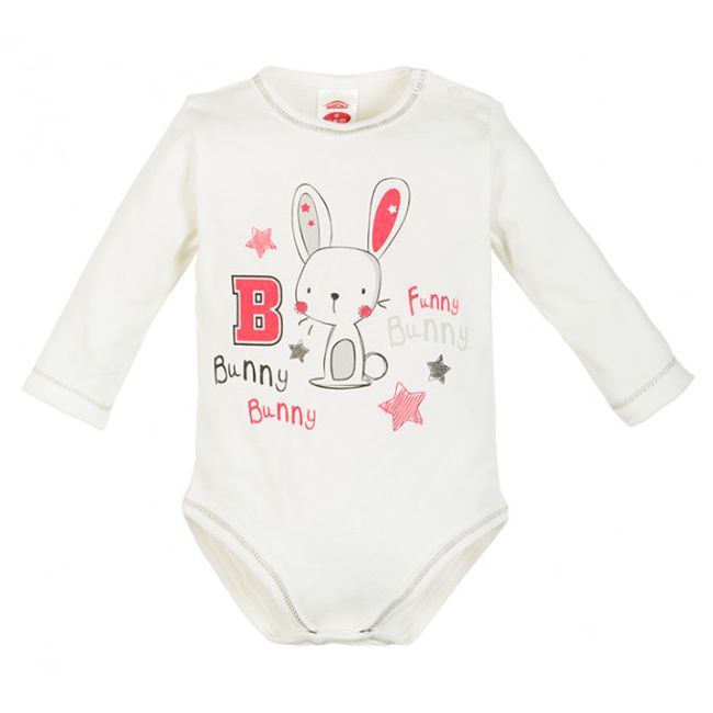 Body pentru fetite Colectia Bunny MK03180DR.6 luni