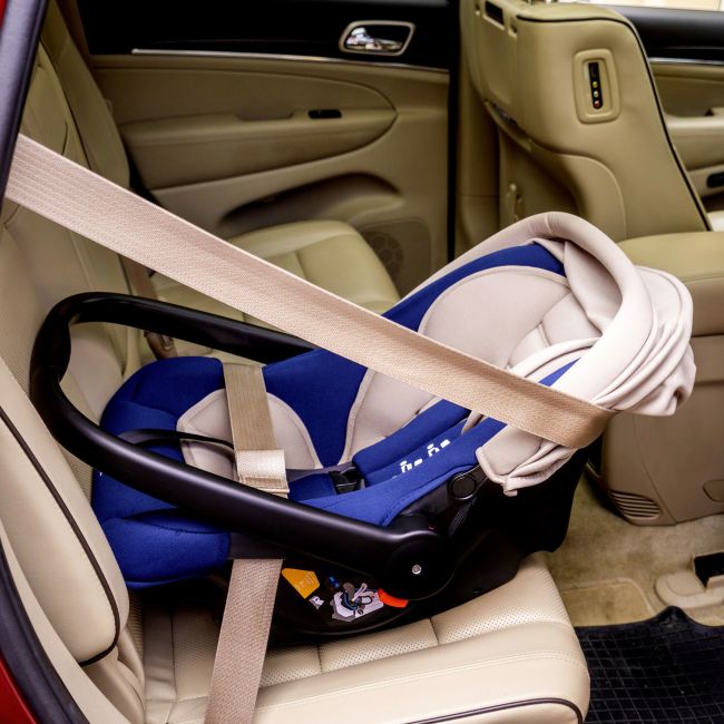 Cos Auto Juju Baby Boo, Bej-Bleumarin JUJJU1200-ED-06