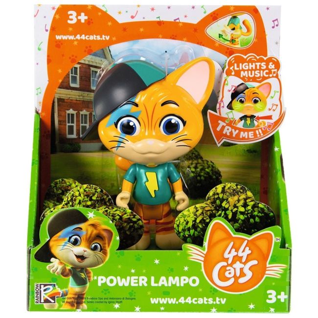 44 DE PISICI FIGURINA LAMPO 15CM CU LUMINI SI MELODII VIV7600180132