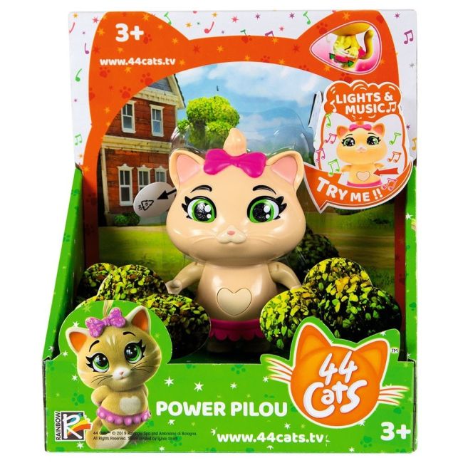 44 DE PISICI FIGURINA PILOU 15CM CU LUMINI SI MELODII VIV7600180134