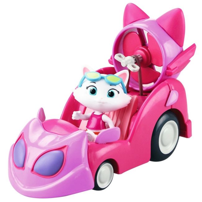 44 DE PISICI SET FIGURINA MI LADY CU MASINUTA ROZ VIV7600180211