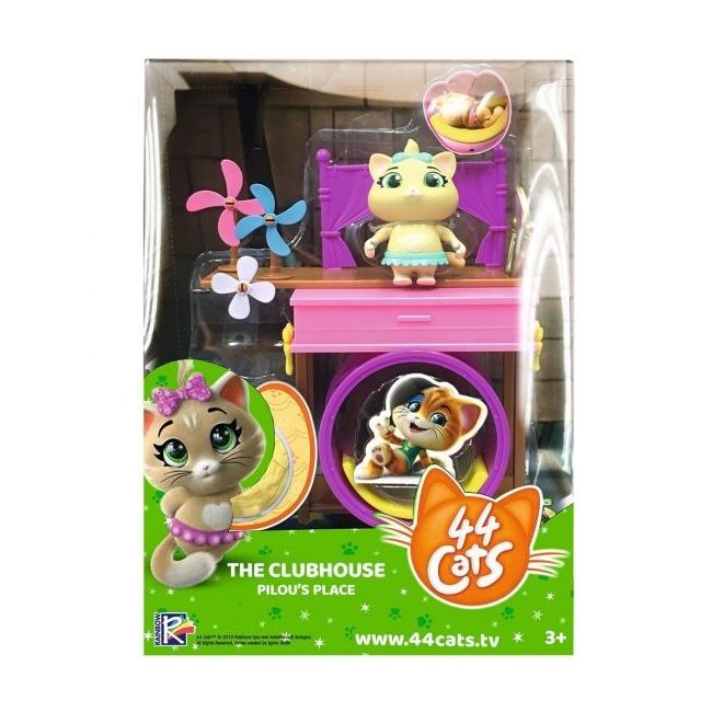 44 DE PISICI SET FIGURINA PILOU CU ACCESORII VIV7600180219