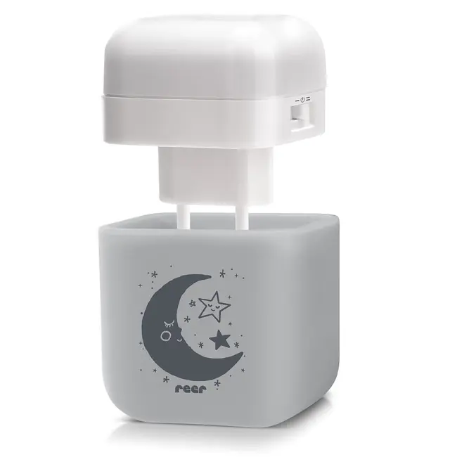 Lampa de veghe 2 in 1 cu LED-uri gri REER 52141