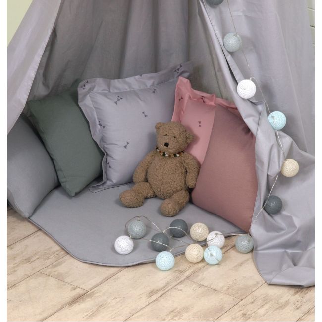 Baldachin Suspendat Multifunctional, Bumbac, 320x250 Cm, Pure Gri Pjb80124