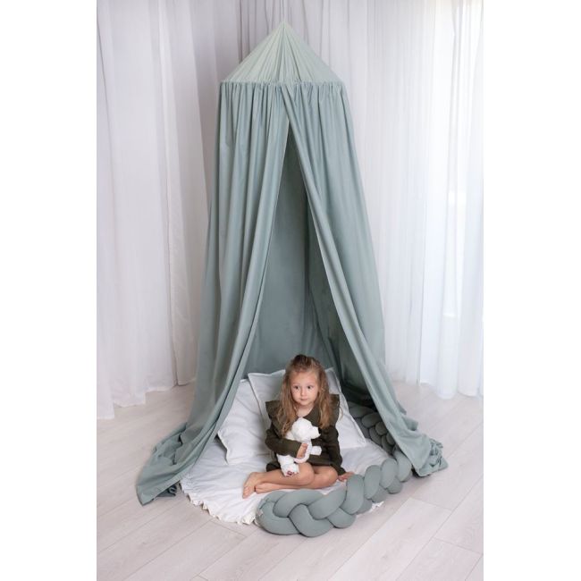 Baldachin Suspendat Multifunctional, Bumbac, 320x250 Cm, Pure Verde Salvia Pjb80100