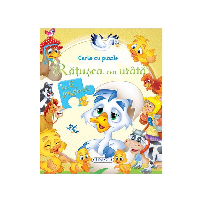 Carte cu puzzle - ratusca cea urata