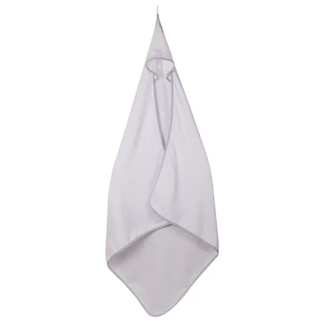 Prosop De Baie Pentru Bebelusi Din Bumbac, Cu Gluga, Alb, 100 X 100 Cm Pjbp_bum_white