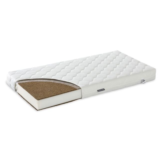 Saltea Pentru Bebe, Cocos Spuma Cocos Cu Husa Detasabila Bumbac, 127x63x11 Cm Pjbpj1276312