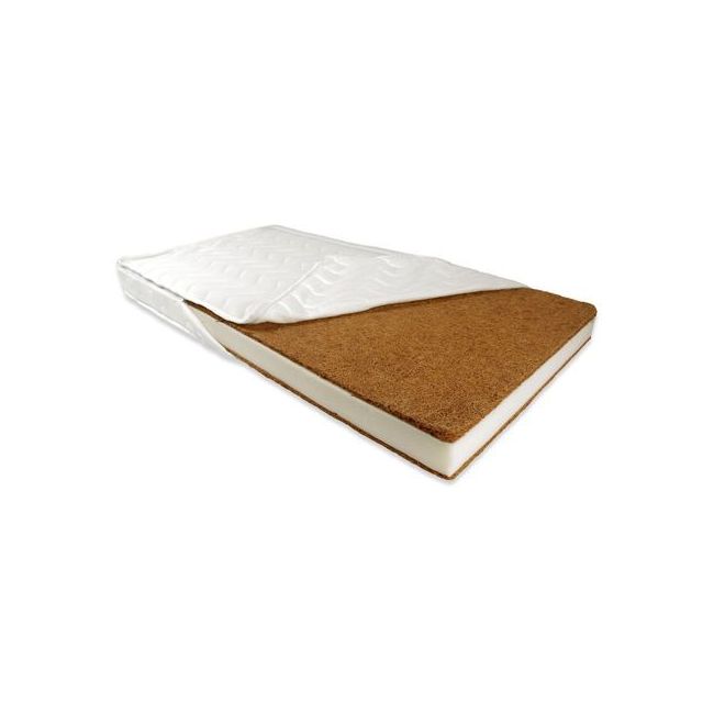Saltea Pentru Bebe, Cocos Spuma Cocos Cu Husa Detasabila Bumbac, 127x63x11 Cm Pjbpj1276312