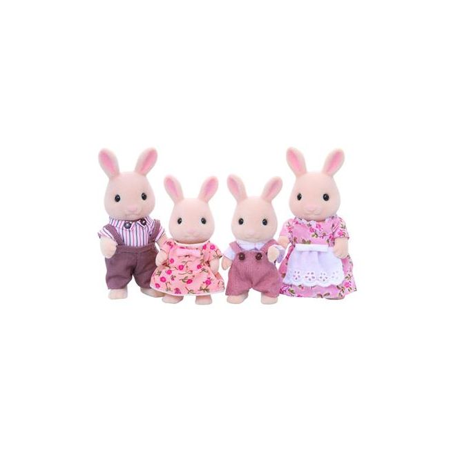Jucarie Sylvanian Families Milk Rabbit Family - VG81039