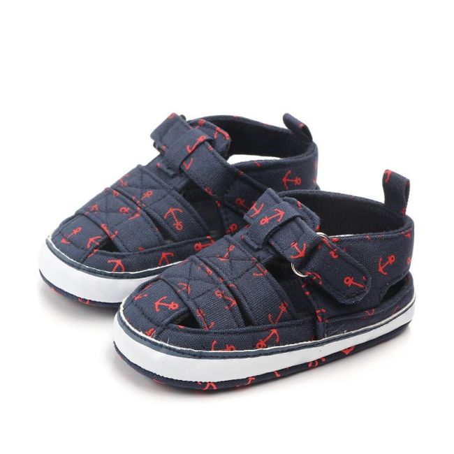 Pantofiori decupati bleumarine - Ancore MDd2164-1-SA1