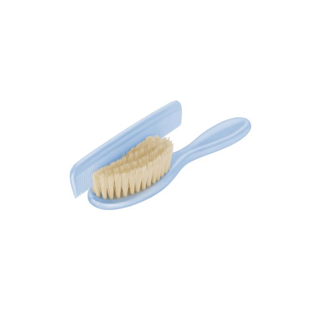 Perie si pieptan pentru bebelus Sky blue Rotho-babydesign KRS20059-0289-01