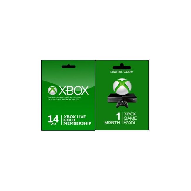 Abonament Microsoft Xbox Live Gold 14 Days + Xbox Game Pass 1 Month Xbox One - VG82721