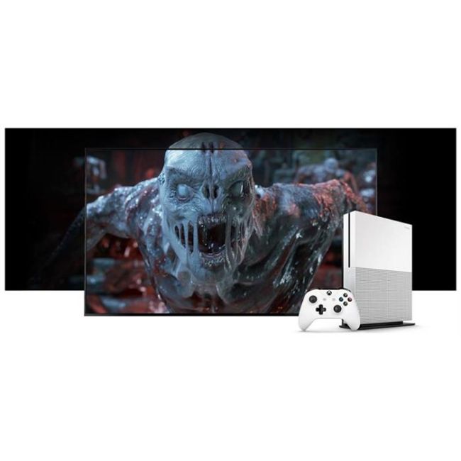 Consola Microsoft Xbox One S 1Tb Alb + Playerunknown s Battlegrounds (Code In Box) Xbox One - VG82716