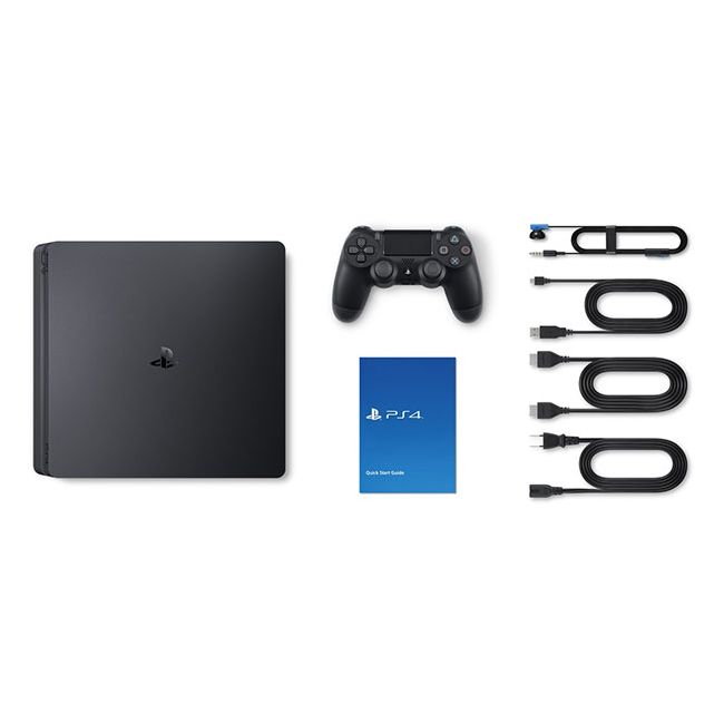 Consola Sony Playstation 4 Slim 1Tb Jet Black + Fifa 19 + Ps Plus 14 Zile - VG82887