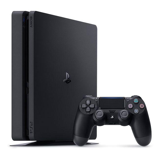 Consola Sony Playstation 4 Slim 1Tb Jet Black + Fifa 19 + Ps Plus 14 Zile - VG82887