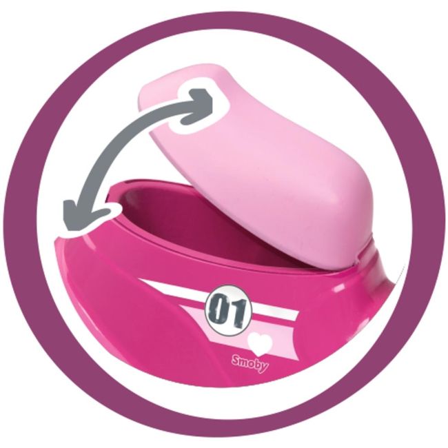 Scuter smoby scooter ride-on pink hubs7600721002