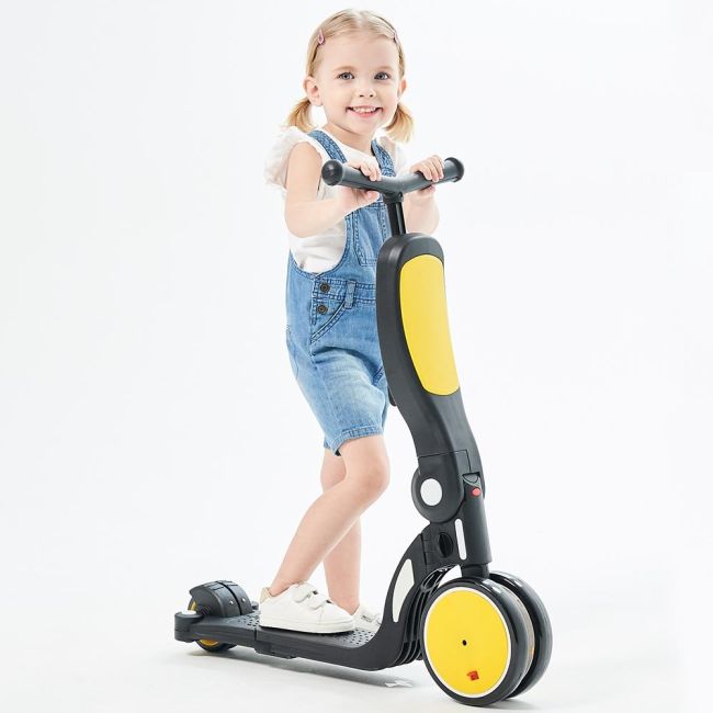 Bicicleta, tricicleta si trotineta chipolino all ride 4 in 1 yellow hubdsar02003ye