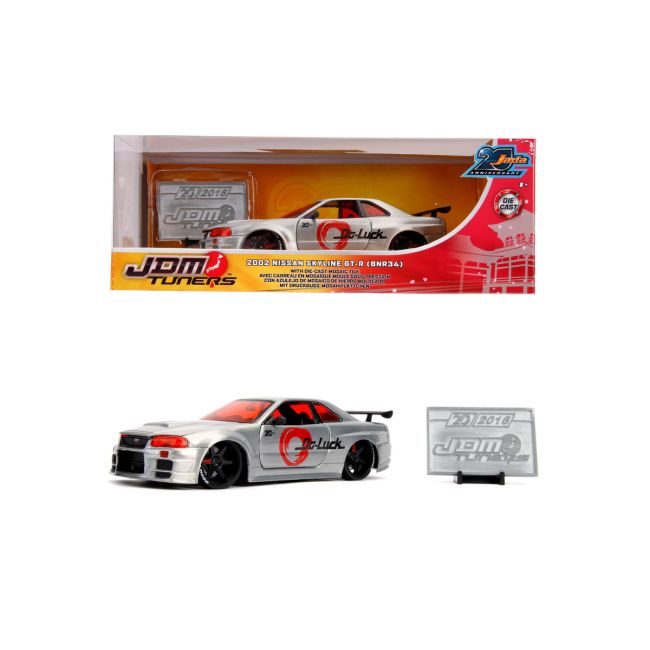 MACHETA METALICA NISSAN SKYLINE GTR 2002 SCARA 1 LA 24 VIV253745019