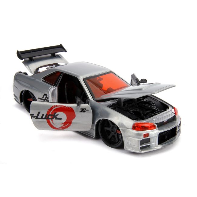 MACHETA METALICA NISSAN SKYLINE GTR 2002 SCARA 1 LA 24 VIV253745019