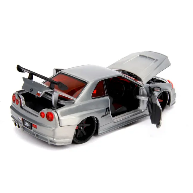 MACHETA METALICA NISSAN SKYLINE GTR 2002 SCARA 1 LA 24 VIV253745019