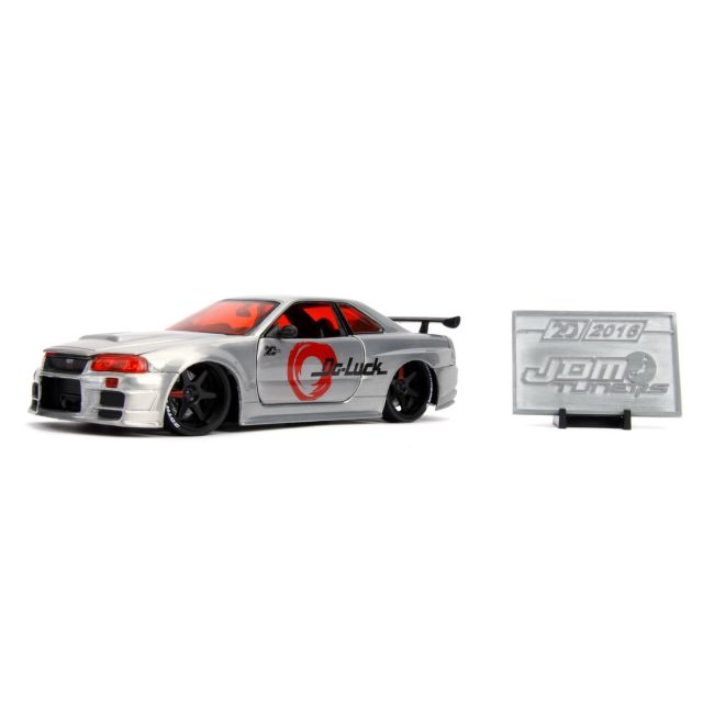 MACHETA METALICA NISSAN SKYLINE GTR 2002 SCARA 1 LA 24 VIV253745019