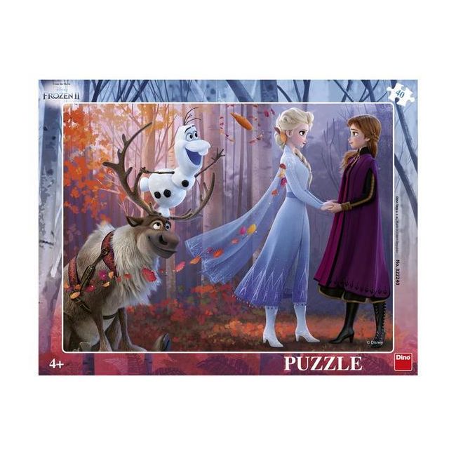 Puzzle cu rama - frozen ii (40 piese)