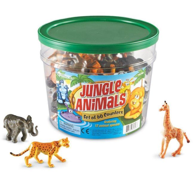 Set pentru sortat - animalute din jungla