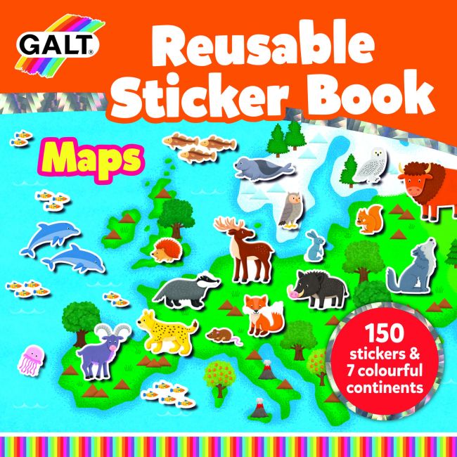Cartea mea cu stickere - harta