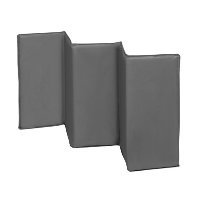 Lionelo - Patut pliant cu doua nivele Sven Plus, 120x60 cm, arcada jucarii, masuta de infasat, vibratii, melodii, Grey Scandi BYNLO-Sven Plus_Grey_Scandi