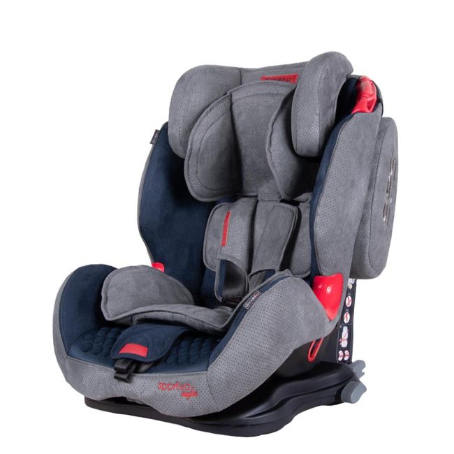 Scaun auto SPORTIVO cu ISOFIX Navy 9-36 Kg Coletto SUPsportivo_ifix_navy