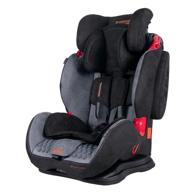 Scaun auto Sportivo Grey+Black 9-36 kg Coletto SUPsportivo_grey+black