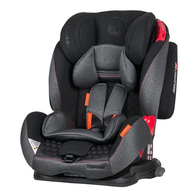 Scaun auto VIVARO cu ISOFIX Black Coletto SUPvivaro_ifix_black